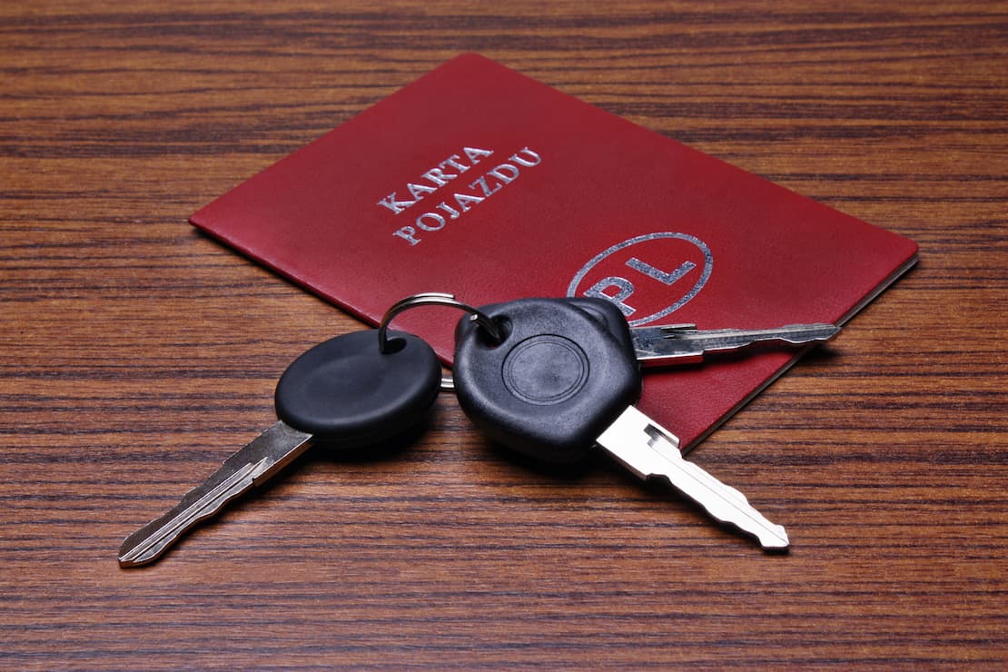 Karta pojazdu i kluczyki
